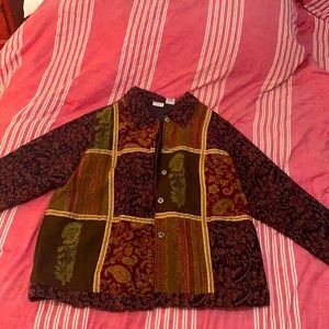 White Stag Plus Vintage Printed Jacket